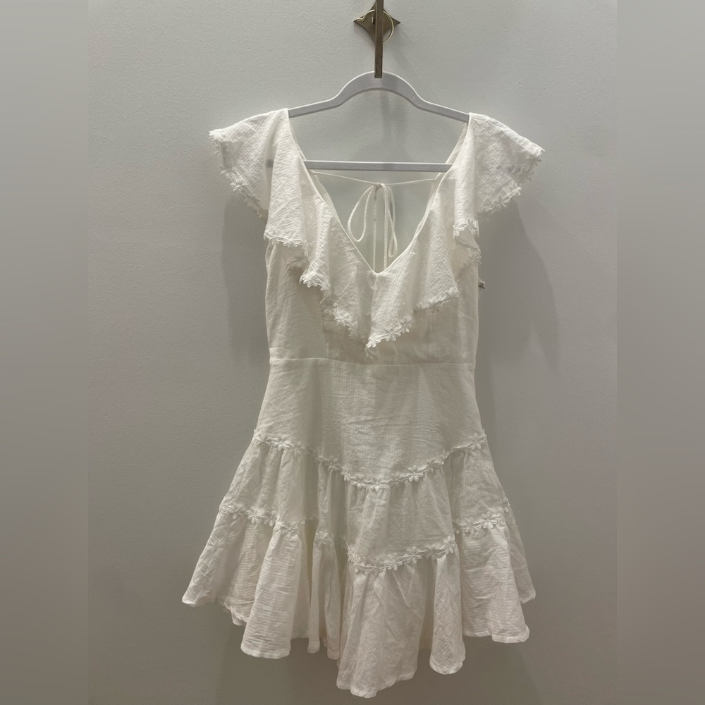 Hello Molly size XS white mini dress